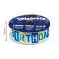Blue Happy Birthday Ribbon 15mm x 3.5m image number 4