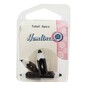 Hemline Black Pencil Crayon Buttons 4 Pack image number 2