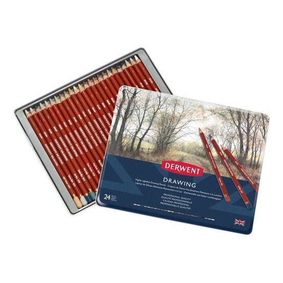 Derwent Drawing Pencils 24 Pack image number 1