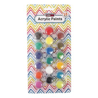 Acrylic Paints 5ml 18 Pack