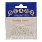 Beads Unlimited White Glass Pearl Beads 4mm 100 Pack image number 2