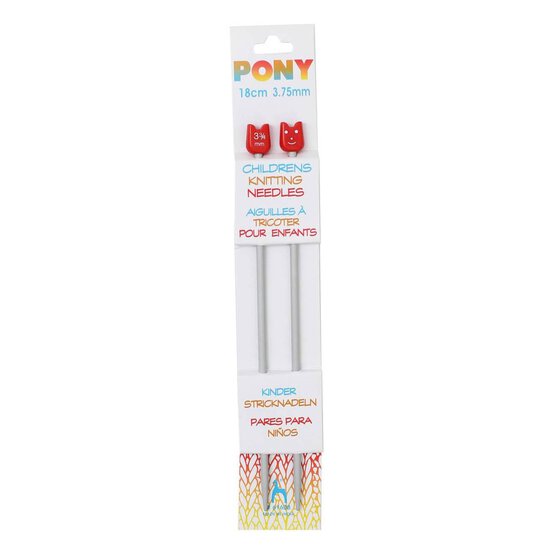 Pony Children's Knitting Needles 18cm 3.75mm image number 2