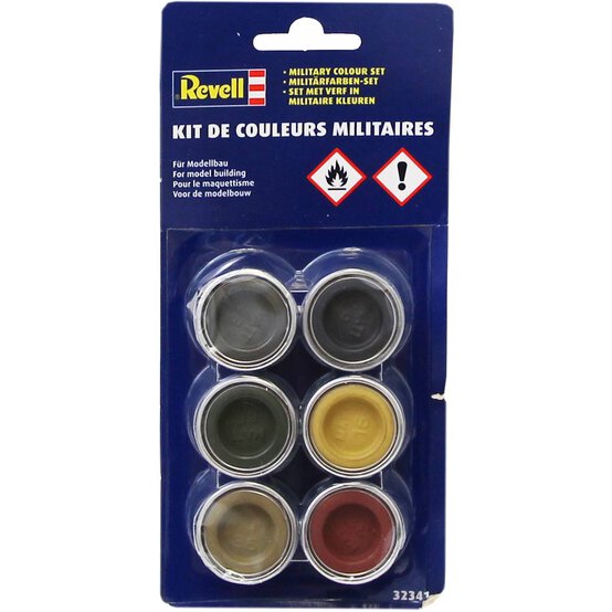 Revell Military Colour Set 2 Enamel Paints 14ml 6 Pack image number 1
