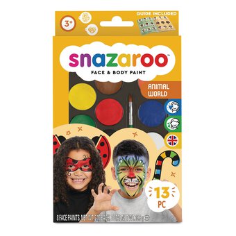 Snazaroo Animal World Face Paint Kit