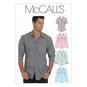 McCall&rsquo;s Men&rsquo;s Shirts Sewing Pattern M6044 (XL-XXXL) image number 1