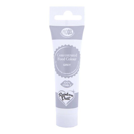 Rainbow Dust Grey ProGel Food Colouring 25g image number 1