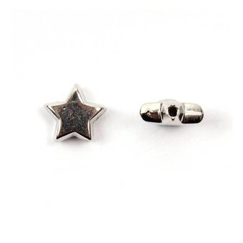 Rhodium Star Beads 100 g