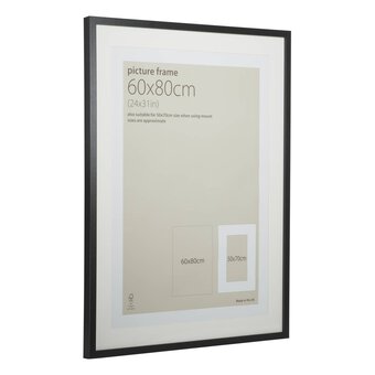 Black Picture Frame 60cm x 80cm