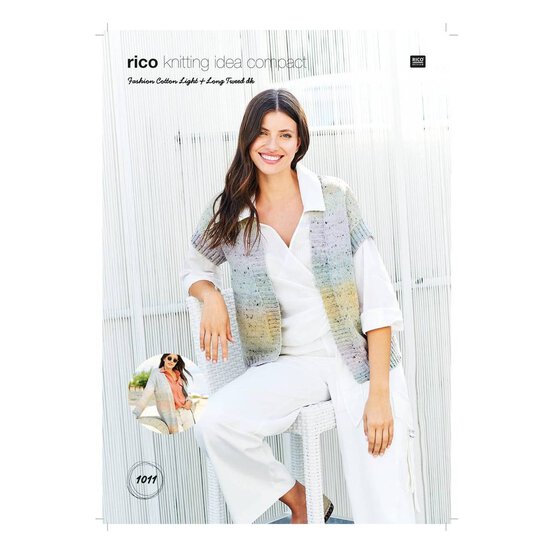 Rico Cotton Light & Long Tweed Cardigans Digital Pattern 1011 image number 1
