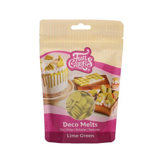 Funcakes Lime Green Deco Melts 250g image number 1
