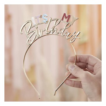 Ginger Ray It&rsquo;s My Birthday Headband