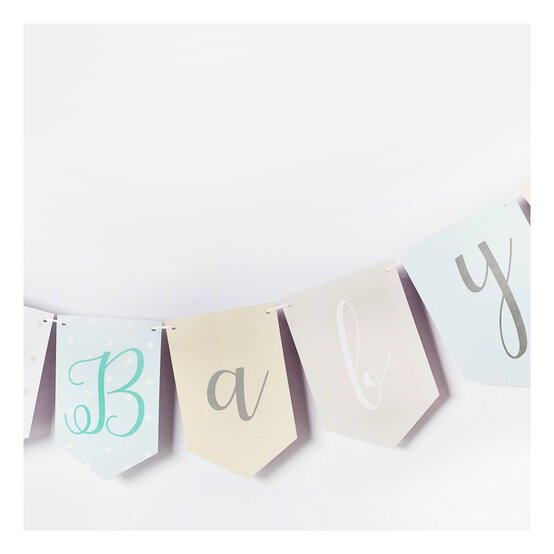 Unisex Baby Shower Banner 2m  image number 2