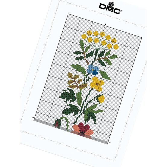 FREE PATTERN DMC English Garden Cross Stitch 0158 image number 6