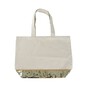 Gold Sequin Canvas Tote Shopping Bag 47cm x 35cm image number 1