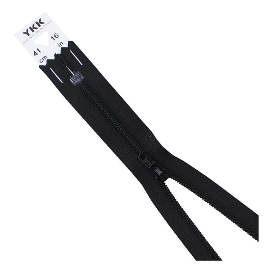 YKK Black Dress and Skirt Zip 41cm
