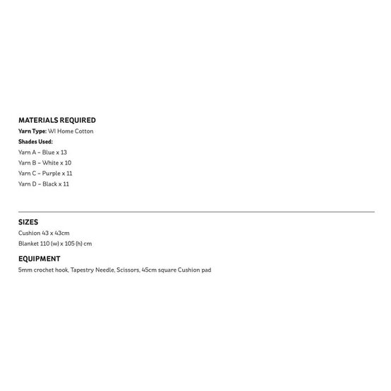 Knitcraft Home Cotton Afghan Blanket and Cushion Digital Pattern 0033 image number 2