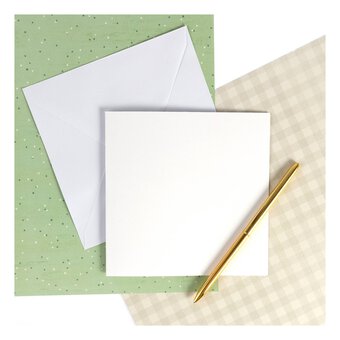 White Cards  6 x 6 Inches 50 Pack