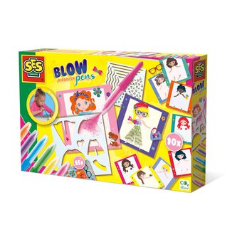 SES Creative Blow Airbrush Pens Fashion Set