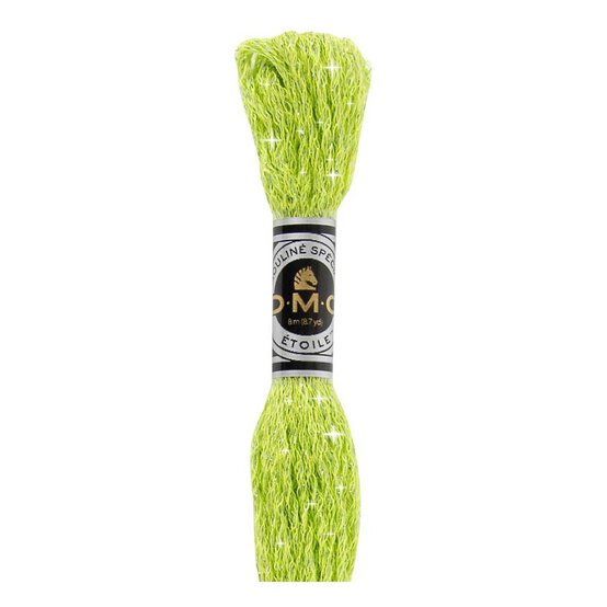 DMC Lime Green Mouline Etoile Cotton Thread 8m (C907) image number 1