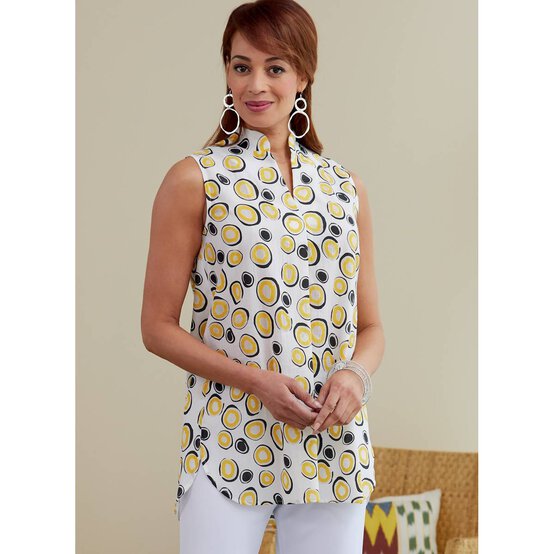 Butterick Women&rsquo;s Top Sewing Pattern B6768 (14-22) image number 4