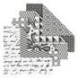 Black Monochrome Origami Paper 10cm 50 Pack image number 1