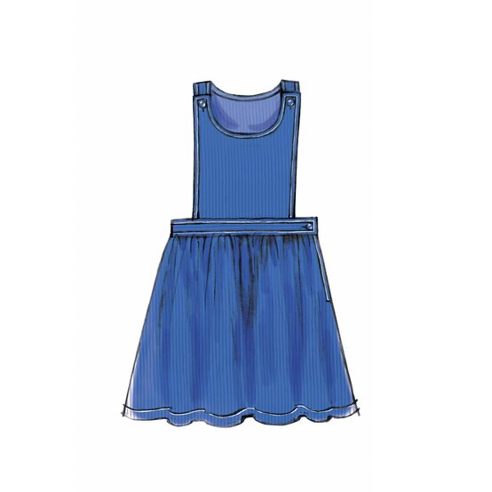 McCall&rsquo;s Girls&rsquo; Overalls Sewing Pattern M7459 (7-14) image number 4