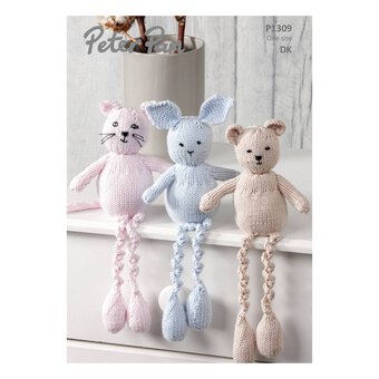 Peter Pan Baby Cotton Cat Rabbit and Bear Digital Pattern P1309