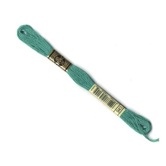 DMC Green Mouline Special 25 Cotton Thread 8m (943) image number 1