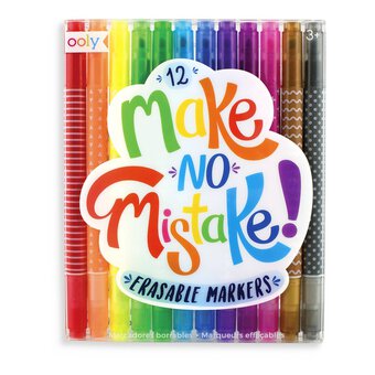 Make No Mistake Erasable Markers 12 Pack