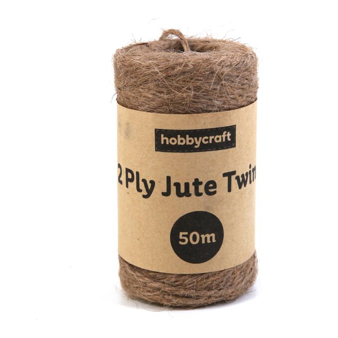 Buy Hobbycraft Natural Jute Twine 2 Ply 50m for GBP 3.50 HobbyCraft UK