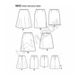 New Look Women&rsquo;s Skirt Sewing Pattern 6843 image number 3