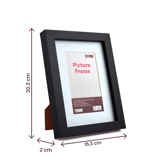 Black Picture Frame 18cm x 13cm image number 4