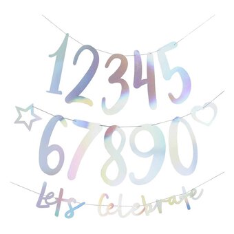 Create Your Own Iridescent Banner 2m