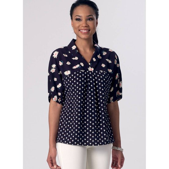 McCall&rsquo;s V-Neck Tops Sewing Pattern M7359 (L-XXL) image number 6