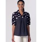 McCall&rsquo;s V-Neck Tops Sewing Pattern M7359 (L-XXL) image number 6