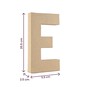 Mache Letter E 20cm image number 3