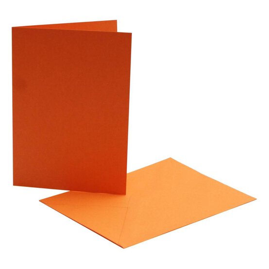 Orange Cards  A6 6 Pack image number 1