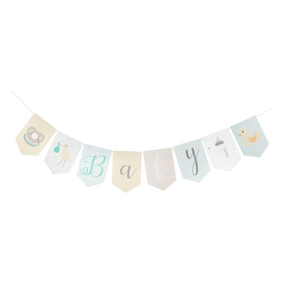 Unisex Baby Shower Banner 2m  image number 1