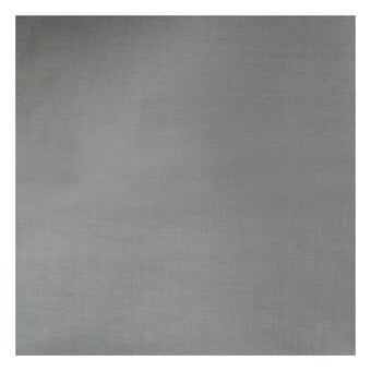 Silver Polycotton Fabric by the Metre