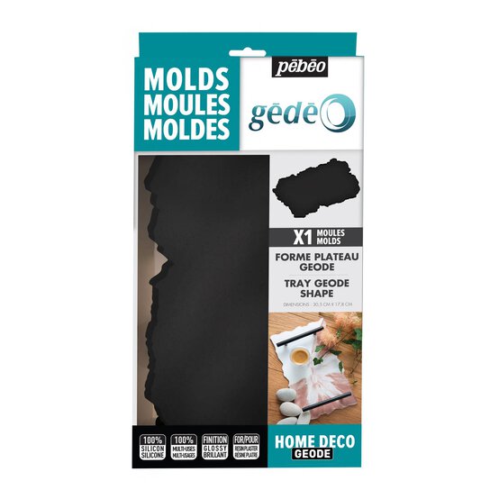 Pebeo Gedeo Geode Tray Mould image number 1