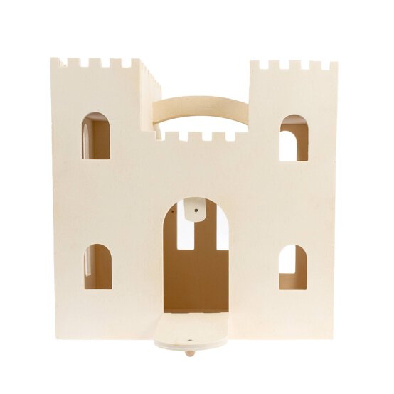 Wooden Play Castle 30cm x 19.5cm image number 7