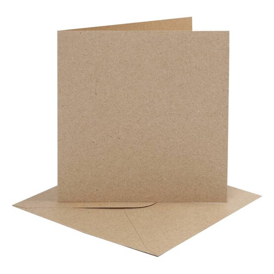 Natural Cards  6 x 6 Inches 4 Pack image number 1