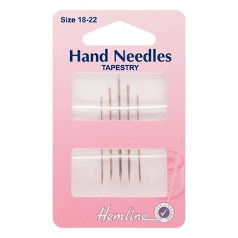 Hemline Tapestry Needles Size 18-22 5 Pack