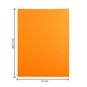 Orange Polyester Felt Sheet A4 image number 4