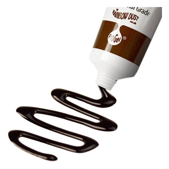 Rainbow Dust Brown ProGel Food Colouring 25g image number 2