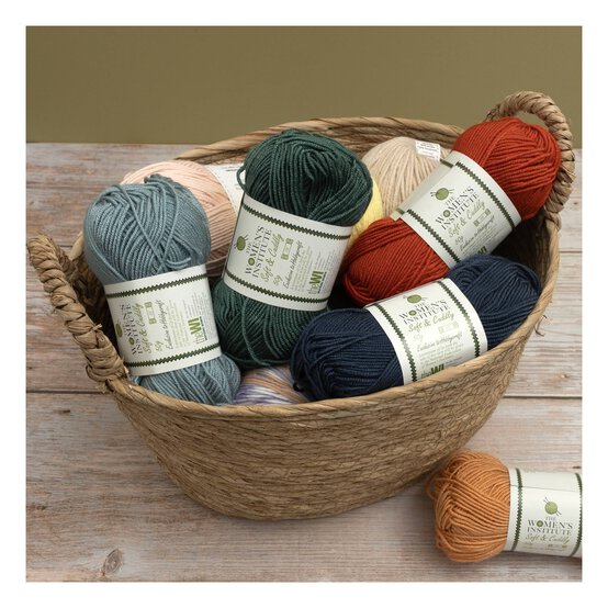 Knitcraft Pale Peach Cotton Blend Plain DK Yarn 100g image number 4