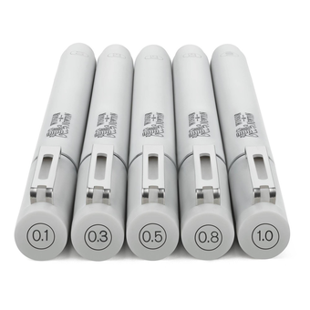 Winsor & Newton Black Fineliners 5 Pack