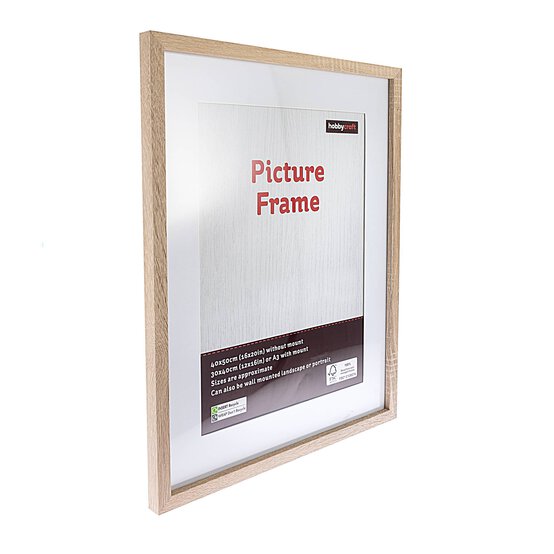 Oak Effect Picture Frame 40cm x 50cm image number 1