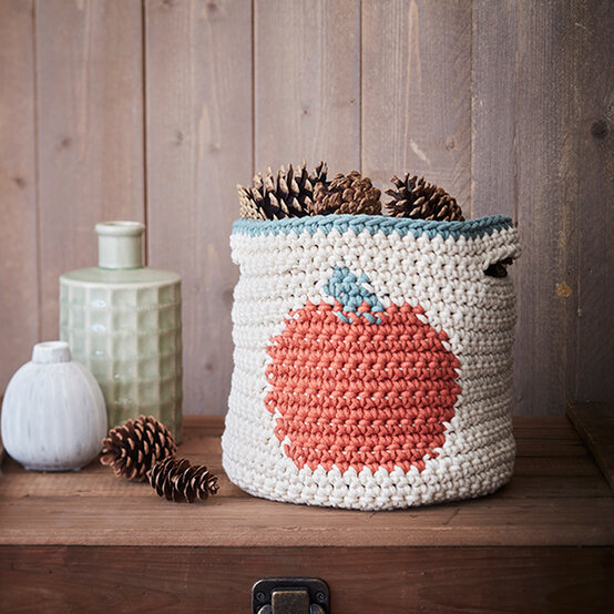 How to Crochet a Pumpkin Basket - Free Pattern image number 1