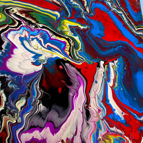 Rainbow Pouring Paints 118ml 6 Pack image number 7